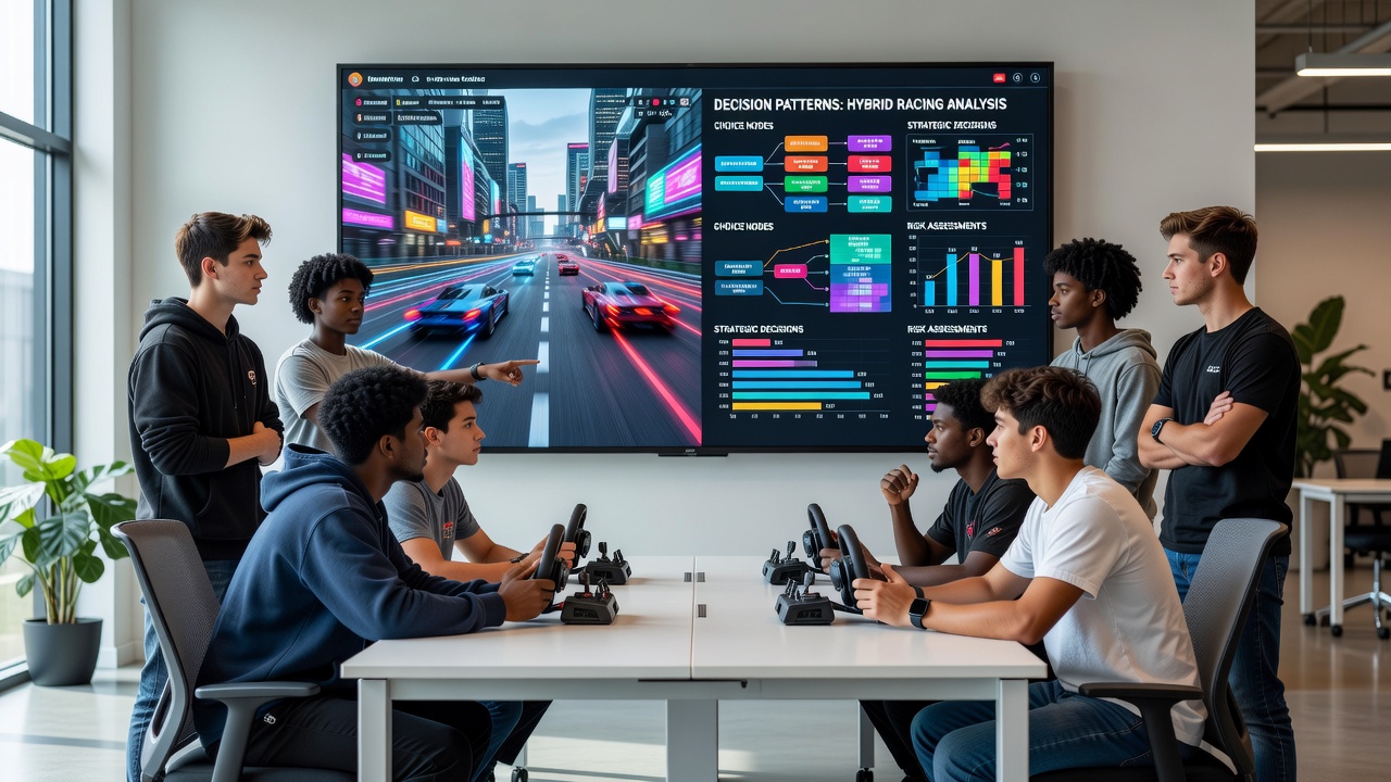 Analyse von Teamstrategien in Puzzle-Renn-Hybriden mit Jugendlichen