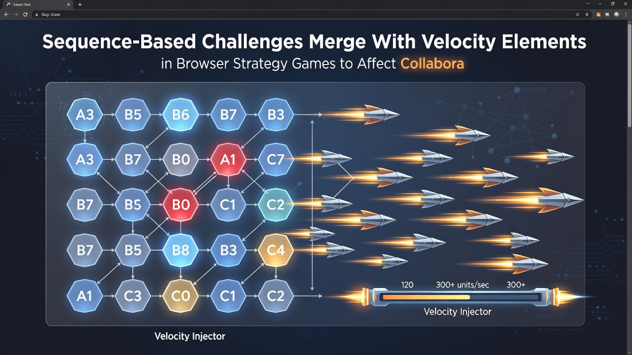 Gruppe von Kindern diskutiert Strategie in einem hybriden Browser-Strategiespiel