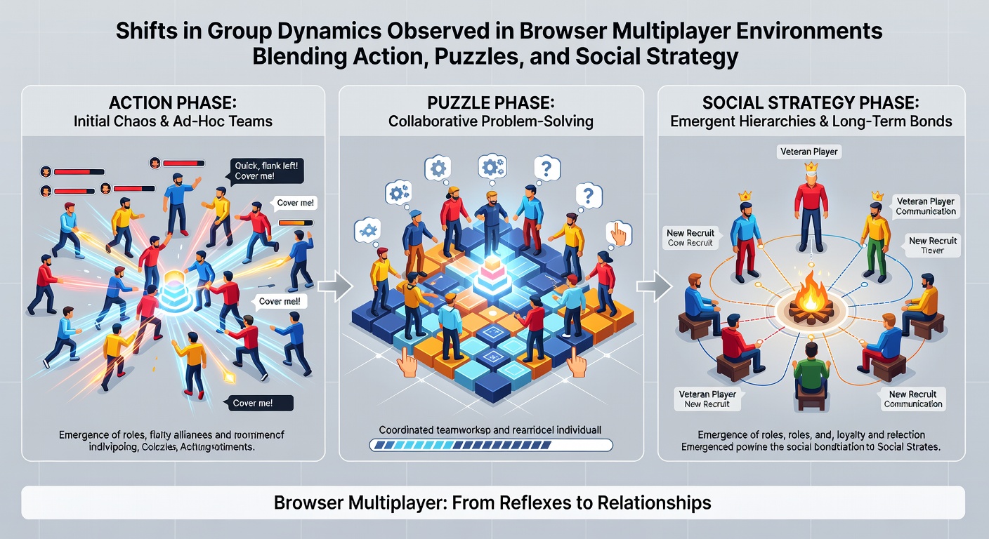 Analyse von Teamstrategien in Echtzeit während eines Browser-Renn-Puzzle-Action-Hybrids