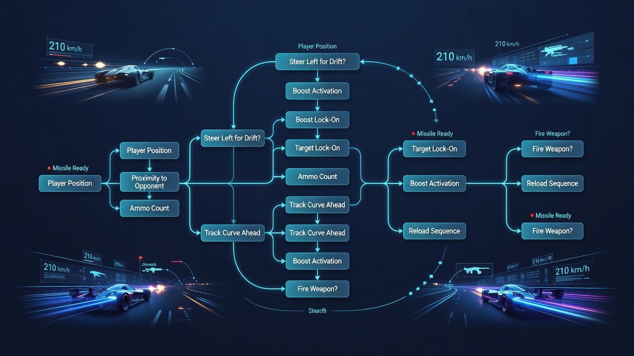 Analyse von Entscheidungspfaden in einem Multiplayer-Browsergame mit integrierten Renn- und Strategieelementen