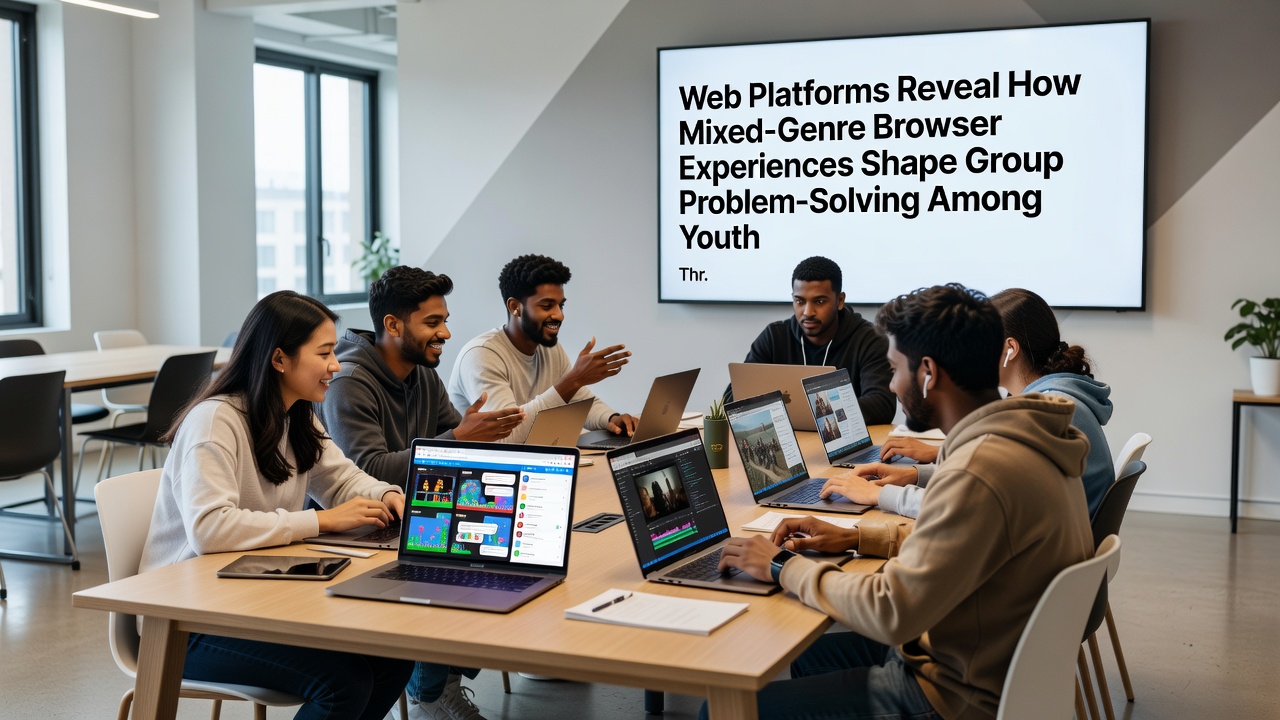 Jugendliche lösen in gemischten Browser-Spielen gemeinsam komplexe Aufgaben